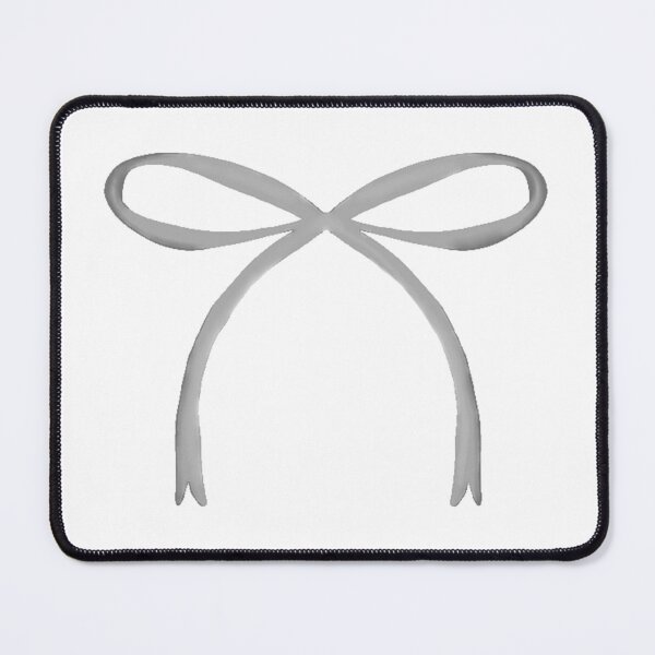 Item preview, Grey Ribbon Simple Bow designed and sold by noevelapparalprints.