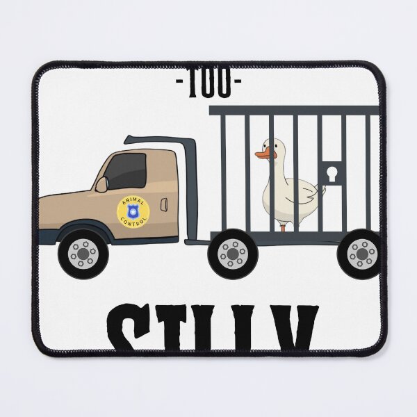 Item preview, Silly Goose in Animal Control Truck (light background) designed and sold by dabloonsfordayz.