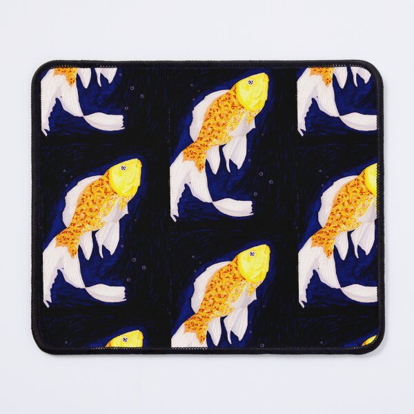 Item preview, Whimsical Goldfish Art: Bright Colorful Illustration designed and sold by LucilleErebus.