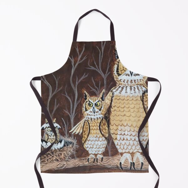 Item preview, Owl family with baby owlet designed and sold by Matt Starr Fine Art .