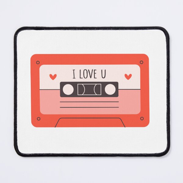 Item preview, Retro Cassette Tape I Love You – Minimal Vintage Music Aesthetic Love Design designed and sold by ZYNORAworld.
