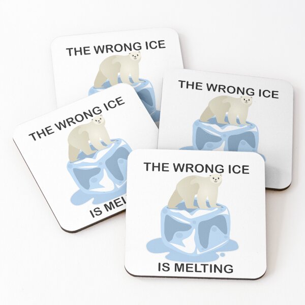 Item preview, the wrong ice is melting designed and sold by FronTheStore.