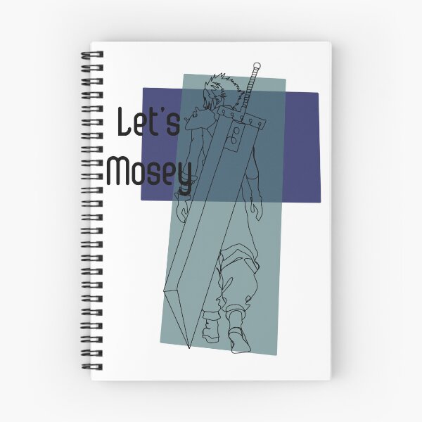 Item preview, Final Fantasy 7 Cloud Strife Let's Mosey designed and sold by LumaJo Art.