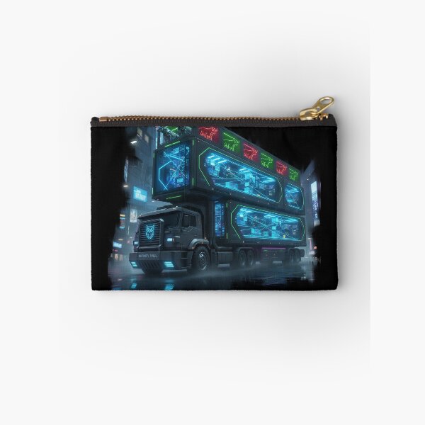 Item preview, Cyberpunk Infinity Haul - Neon Double-Decker Sci-Fi Rig designed and sold by BounoWorld.