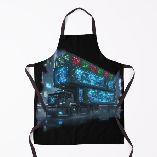 Item preview, Cyberpunk Infinity Haul - Neon Double-Decker Sci-Fi Rig designed and sold by BounoWorld.