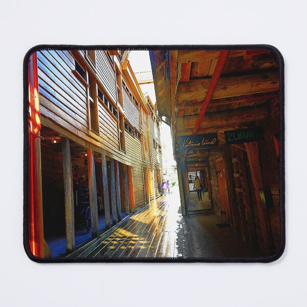 Item preview, Walking the Bryggen on a Rainy Day ( 1 ) designed and sold by Larry Davis.