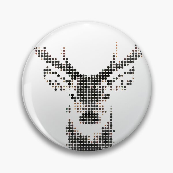 Item preview, Deer antlers in pixel style designed and sold by Mad-by-The-O.