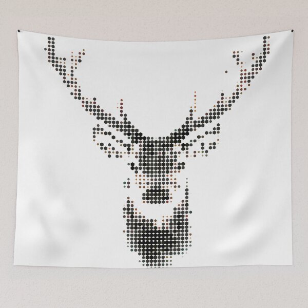 Item preview, Deer antlers in pixel style designed and sold by Mad-by-The-O.