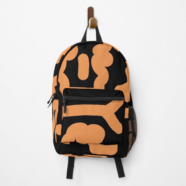 Item preview, Orange Doodle Face – Groovy Minimal Character designed and sold by felipemaldonadoart.