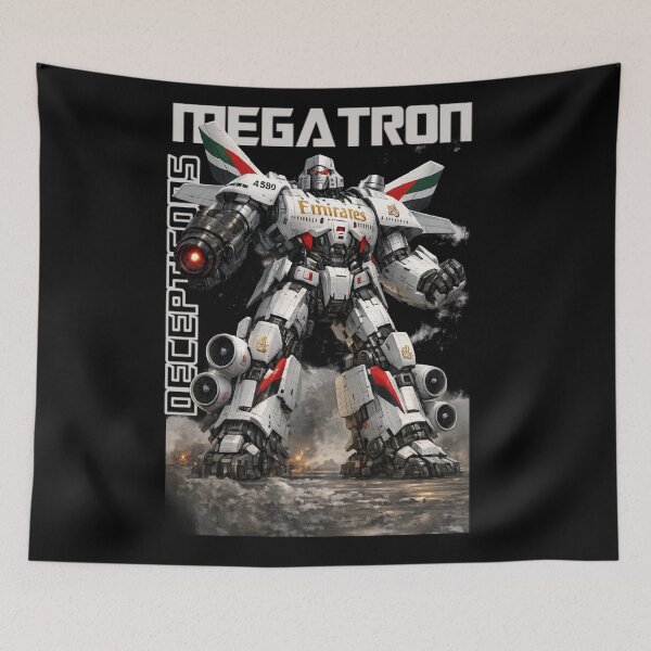 Item preview, Megatron Airlines – Transformers Special Edition Mecha Jet Art designed and sold by Transmetalbeast.