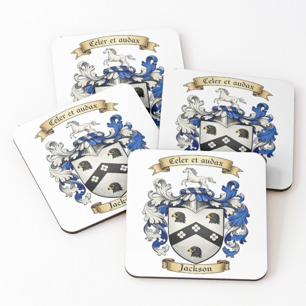 Item preview, The Jackson Family Coat of Arms and Surname History designed and sold by BagTown Clans.