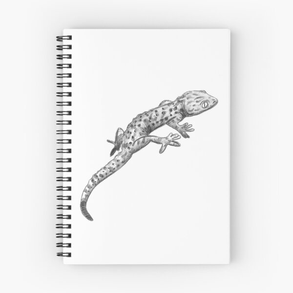 Item preview, Gecko in charcoal designed and sold by CadresSauvages.
