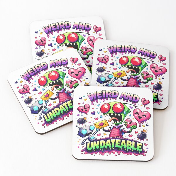 Item preview, Weird And Undateable Cute Alien Meme designed and sold by AnnDesignStudio.