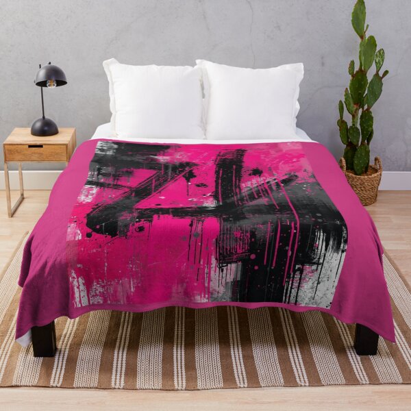 Item preview, Abstract Red Number 4 Graffiti Splash Art. designed and sold by LunaPrintCo.