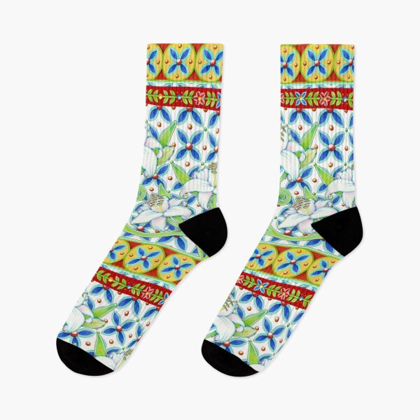 Artikelvorschau, Extravagante elisabethanische folkloristische Lilie entworfen und verkauft von PatriciaSheaDesigns.