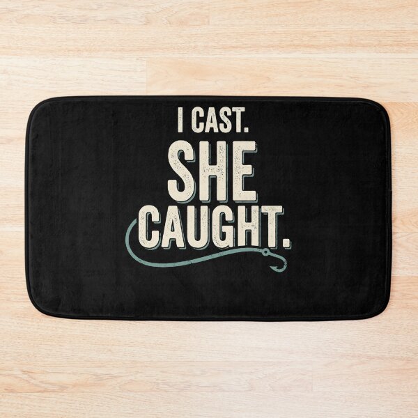 Item preview, I Cast She Caught Funny Fishing Couple designed and sold by Emmatshirt1.