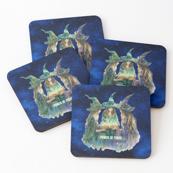 Item preview, Power of Three – Mystic Sisterhood Witchcraft Art designed and sold by MysticOzzy.