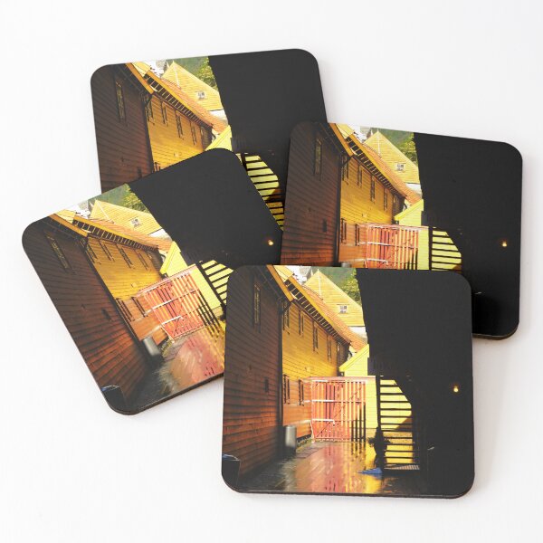 Item preview, Walking Bryggen on a Rainy Day (2 ) designed and sold by Larry Davis.