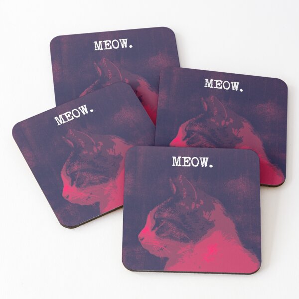 Item preview, MEOW - Cat Poster designed and sold by GrungeStudios.