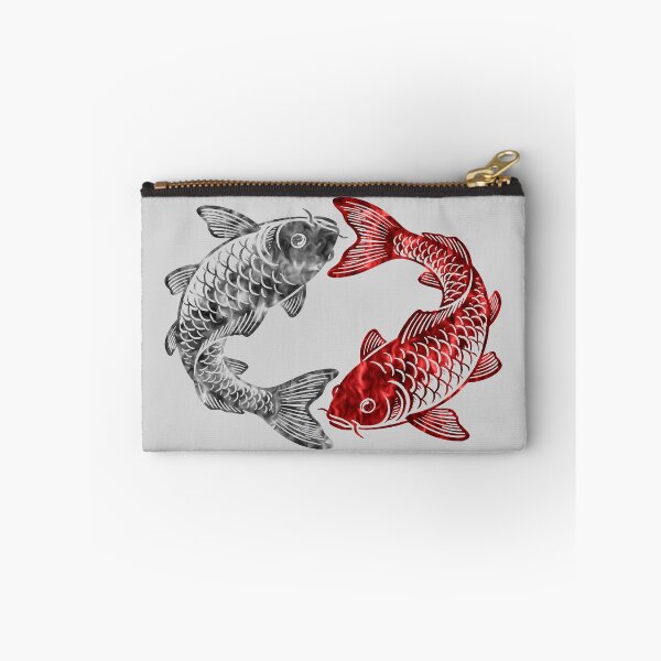 Item preview, red-black yin-yang carp designed and sold by BeJahMan.