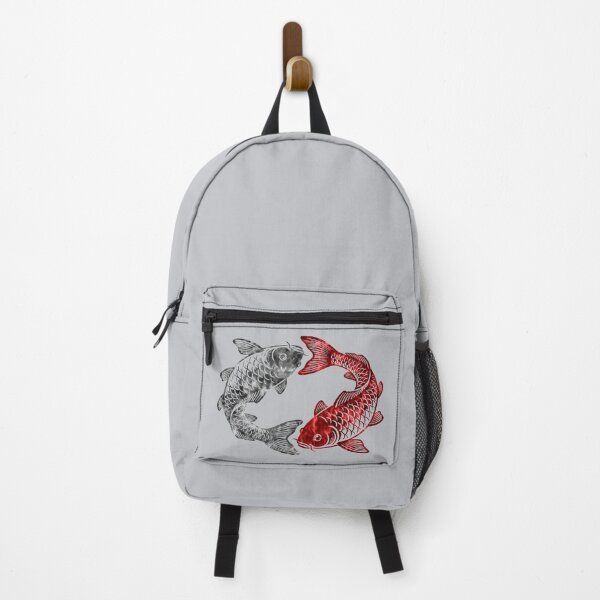 Item preview, red-black yin-yang carp designed and sold by BeJahMan.