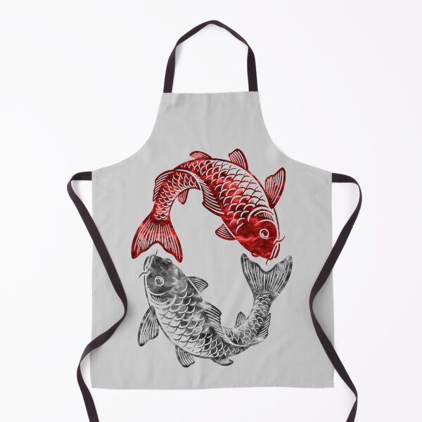 Item preview, red-black yin-yang carp designed and sold by BeJahMan.