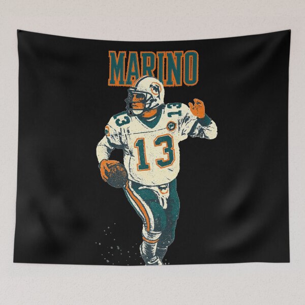 Item preview, Dan Marino #13 Art – Miami Quarterback Legend designed and sold by TheArtOfCar.
