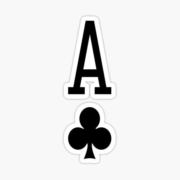 Ace of spades Sticker for Sale by Gurpreet Singh