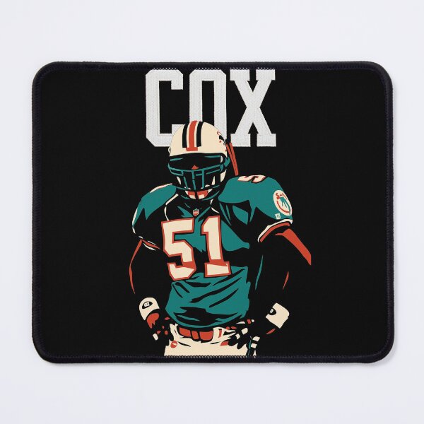Item preview, Brian Cox #51 Miami Dolphins Art designed and sold by TheArtOfCar.