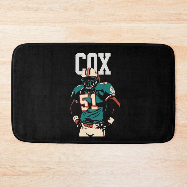 Item preview, Brian Cox #51 Miami Dolphins Art designed and sold by TheArtOfCar.
