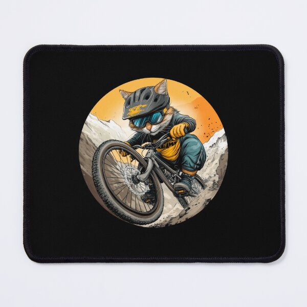 Item preview, Cat Biker / MTB Kitten designed and sold by Soulskier.