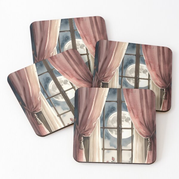 Item preview, Moonlit Window – Classical Poetry Night Writing Art designed and sold by semenol.