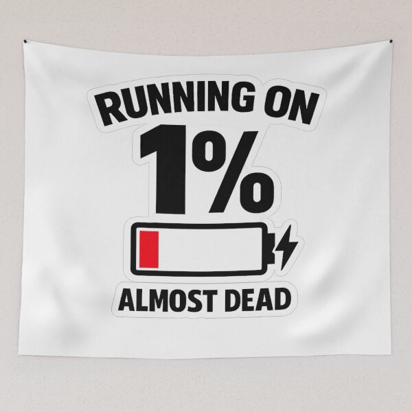 Item preview, Introvert Level 1% Sticker – Do Not Disturb Social Battery Funny Quote designed and sold by QuirkyCartel.