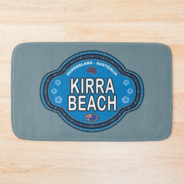 Item preview, Kirra Beach Australia stitching effect emblem designed and sold by studioss76.
