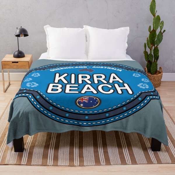 Item preview, Kirra Beach Australia stitching effect emblem designed and sold by studioss76.