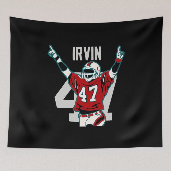 Item preview, Michael Irvin #47 Miami Hurricanes Art – The U Football Legend designed and sold by TheArtOfCar.