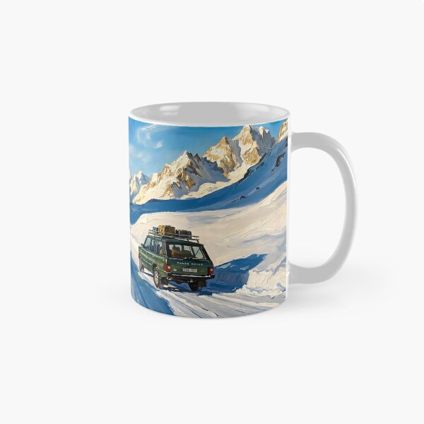 Item preview, Epic Old Money Alpine Winter Drive | Snow Mountain Peaks Landscape designed and sold by DesignAnother.