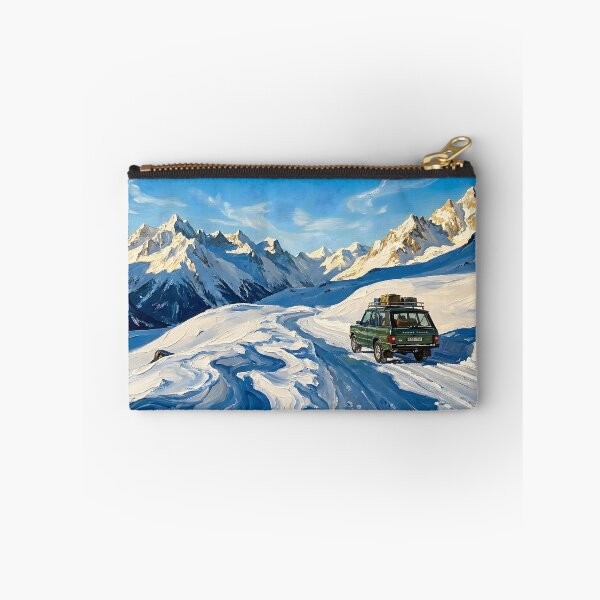 Item preview, Epic Old Money Alpine Winter Drive | Snow Mountain Peaks Landscape designed and sold by DesignAnother.