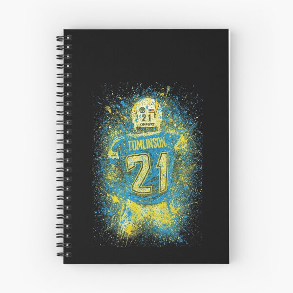 Item preview, LaDainian Tomlinson #21 Chargers Art – Electric Splash Football Design designed and sold by TheArtOfCar.
