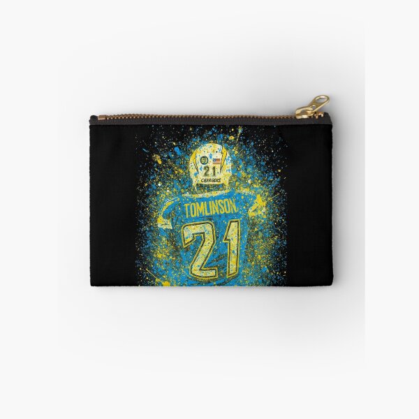 Item preview, LaDainian Tomlinson #21 Chargers Art – Electric Splash Football Design designed and sold by TheArtOfCar.