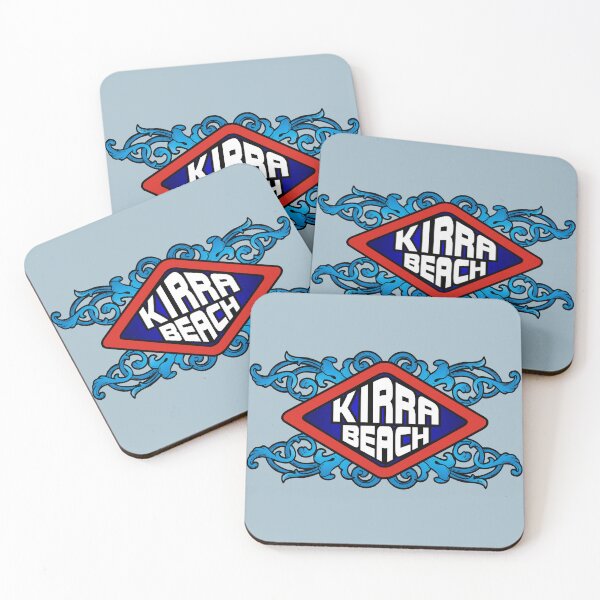 Item preview, Kirra Beach Australia emblem retro sign designed and sold by studioss76.