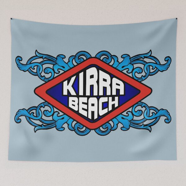 Item preview, Kirra Beach Australia emblem retro sign designed and sold by studioss76.