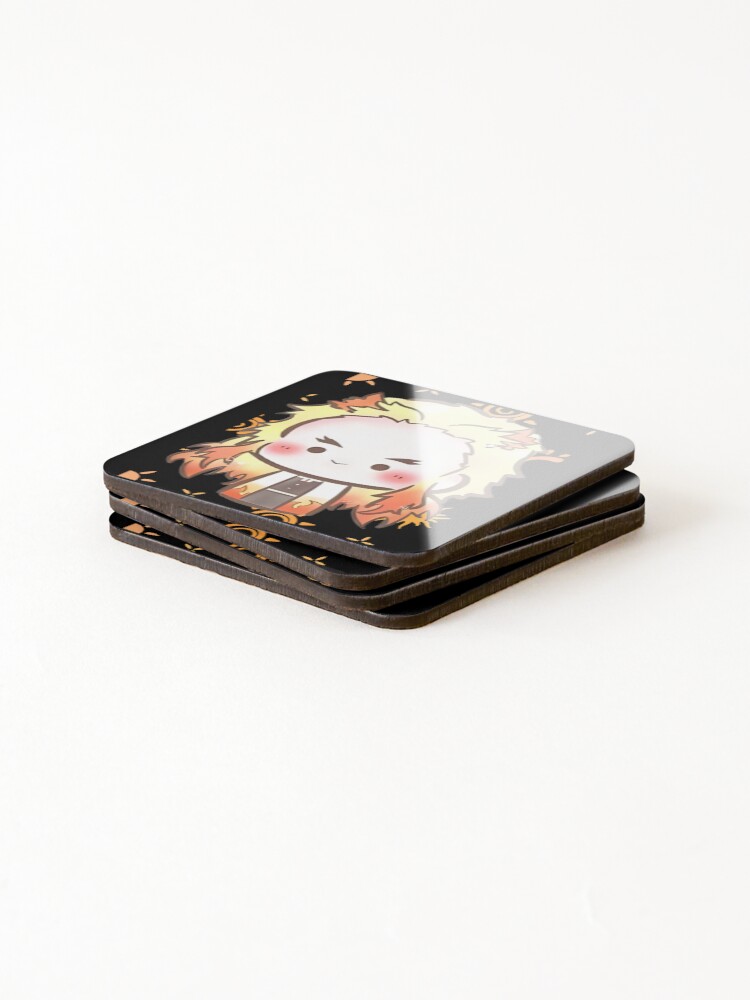 Thumbnail 4 of 5, Coasters (Set of 4), Chibi Master designed and sold by RaimMichiyo.