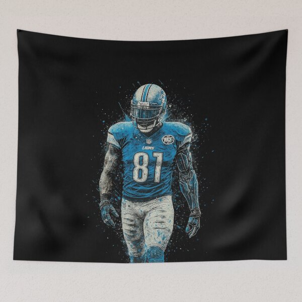 Item preview, Calvin Johnson #81 Detroit Lions Art designed and sold by TheArtOfCar.