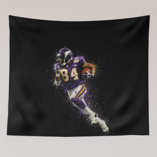 Item preview, Randy Moss #84 Minnesota Vikings Art – Purple Reign Splatter Design designed and sold by TheArtOfCar.