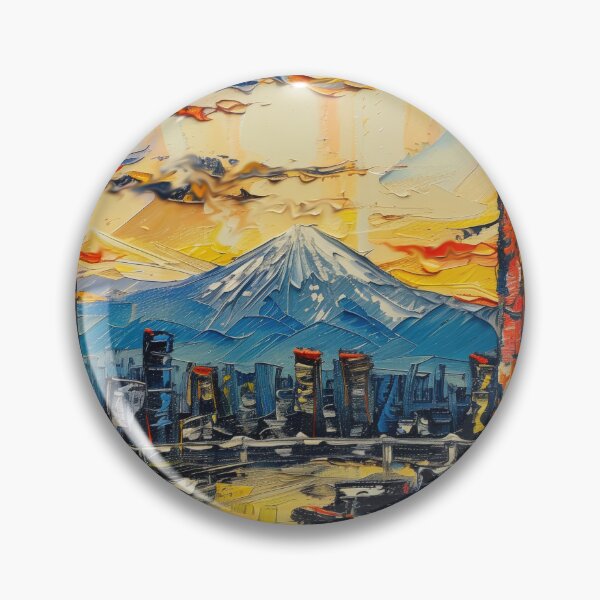 Item preview, Tokyo Skytree – Impressionist Sunrise Skyline designed and sold by SkylineVistas Designs.