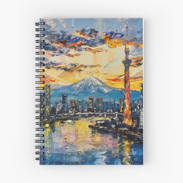 Item preview, Tokyo Skytree – Impressionist Sunrise Skyline designed and sold by SkylineVistas Designs.