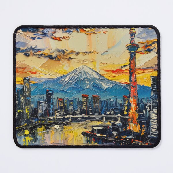 Item preview, Tokyo Skytree – Impressionist Sunrise Skyline designed and sold by SkylineVistas Designs.