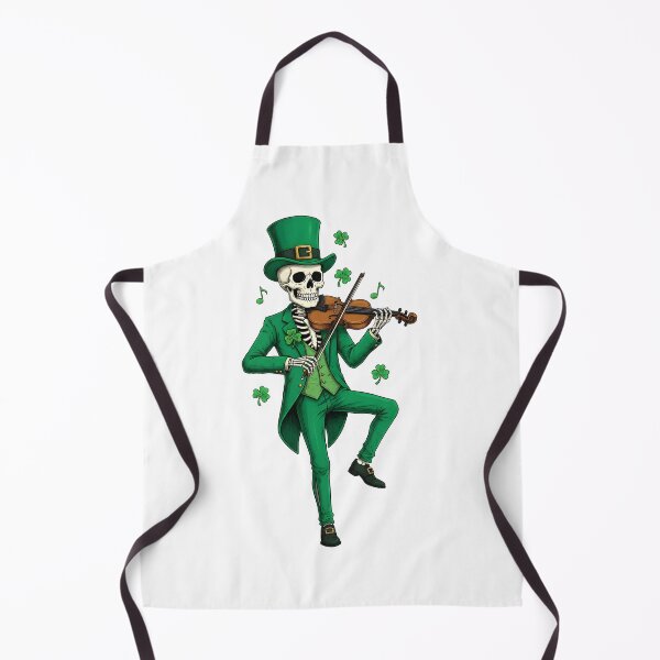 Item preview, St Patricks Day Skeleton Violinist designed and sold by KroghDs.