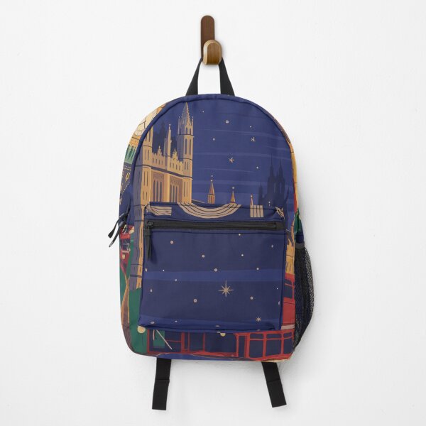 Artikelvorschau, London Big Ben Vintage Reiseposter - Festliche Lichter Retro Kunst entworfen und verkauft von NightIcons.